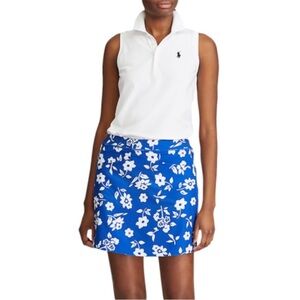 Ralph Lauren Blue Daisy Floral athletic skort